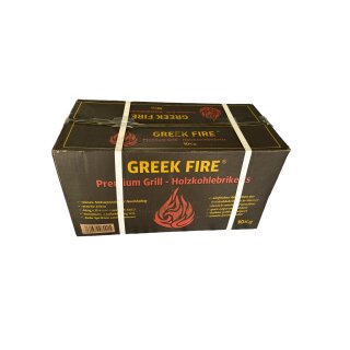 Greek Fire Holzkohle Holzkohlebriketts Grillbriketts