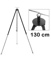 Teleskopgestell Dreibein Gestell 130 cm für Gulaschkessel Kettenhöhenverstellung