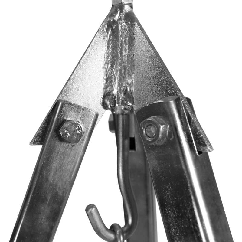 Dreibein D 55,7cm Dreifuß Gestell für Schmortopf Feuerstelle kessel Grilltopf 