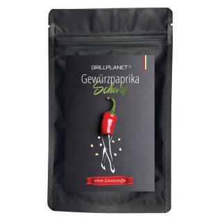 Ungarischer Paprika Gewürzpaprika scharf aus Szeged 100g Tüte Premium Qualität