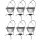 Gulaschkessel Servierkessel Edelstahl mit Ständer 6er Set